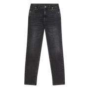 Patrizia Pepe Svarta Broderade Glam Jeans Black, Dam