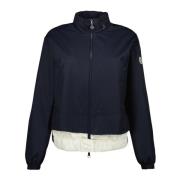 Moncler Blå och vit tvåfärgad Janze jacka Blue, Dam