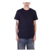 Dondup Blå Logo Front T-shirt Blue, Herr