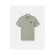 Stone Island Grön Polo Skjorta Slim Fit Green, Herr