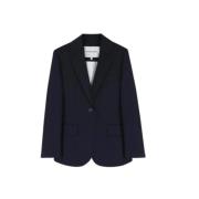 MARGAUX LONNBERG Ylle Blazer Jacka i Svart Black, Dam