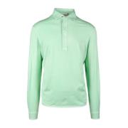 Filippo De Laurentiis Long Sleeve Tops Green, Herr