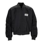 ACUPUNCTURE Varsity Herr Svart Jacka Black, Herr