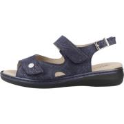 PITILLOS Flat Sandals Blue, Dam