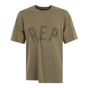 REPRESENT T-shirt med sliten look, vardagskläder Green, Herr