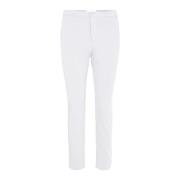 FREEQUENT Slim-fit Trousers White, Dam