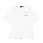 REPRESENT Oversize T-shirt i bomullsjersey med klubbtryck White, Herr