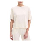 Guess Vit Box T-shirt för kvinnor White, Dam