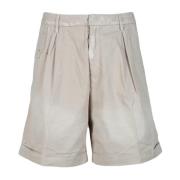 Dondup Casual Bermuda Shorts med Stretchigt Tyg Beige, Herr