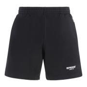 REPRESENT Bermudashorts i bomull med fickor Black, Herr