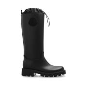 Moncler Kickstream Höga Regnstövlar Black, Dam