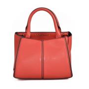 Ermanno Scervino River Tote Väska med Dragkedja Stängning Red, Dam