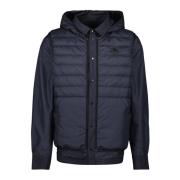 Moncler Vändbar vindjacka med quiltad väst Blue, Herr