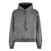 A-COLD-WALL Grå hoodie med dekorativa detaljer Gray, Herr