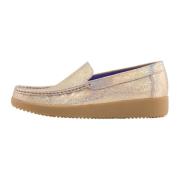 Nature Footwear Elin Loafer Metallic Suede Multicolor, Dam