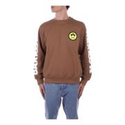 BARROW Brun Logo Front Sweater Brown, Herr