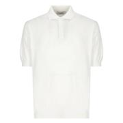 Lardini Vit Polo Skjorta med Tre Knappar Beige, Herr