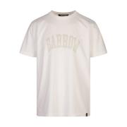 BARROW Smile Print White T-shirt White, Herr