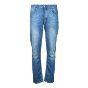 Daniele Alessandrini Grå Bomull Elastan Jeans Blue, Herr