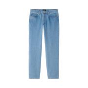 A.P.C. Höga midjade ljusblå jeans Blue, Herr