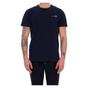 A.P.C. Blå Unisex T-shirt med rak passform Blue, Herr