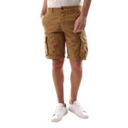 40WEFT Nick Cargo Shorts för Män Brown, Herr