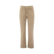 PANICALE Straight Jeans Beige, Dam