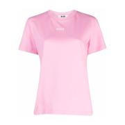 MSGM Rosa T-shirts och Polos Pink, Dam