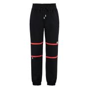 GCDS Sweatpants med elastisk midja Black, Herr