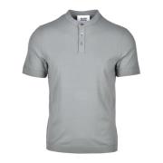 Alpha Studio Bomull Elastan T-shirt Gray, Herr