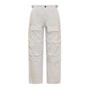 DARKPARK Julia Ripstop Cargo Byxor White, Dam