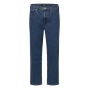 A.P.C. Högmidjade straight leg jeans Blue, Herr