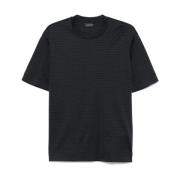 Emporio Armani Svart Crew Neck T-shirts och Polos Black, Herr