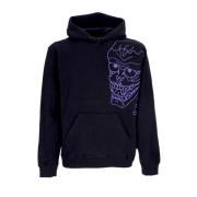 IUTER Skull Lättvikts Huva Tröja Svart/Violett Black, Herr