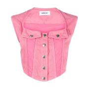 AMBUSH Sleeveless Tops Pink, Dam