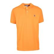 U.S. Polo Assn. Klassisk Polo i Bomull Orange, Herr