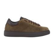 CALCE Brun Mocka Hjorthuvud Sneakers Brown, Herr