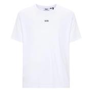 GCDS Vit Logo Regular T-Shirt White, Herr