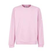 GCDS Essentials Crewneck Sweatshirt Kvinnor Pink, Dam