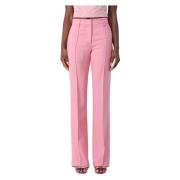 MSGM Wide Trousers Pink, Dam