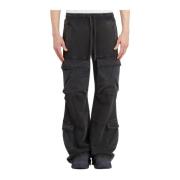 ENTIRE STUDIOS Svarta Utility Sweatpants Black, Herr