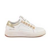 Emanuelle Vee Sneaker med gummisula White, Dam