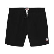 JOTT Biarritz Badshorts - Svart Patchad Black, Herr