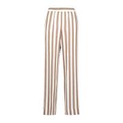 KAOS Wide Trousers Brown, Dam