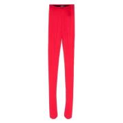 WARDROBE.NYC Genomskinliga tajta leggings Red, Dam