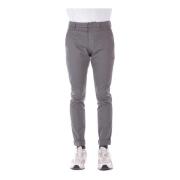 Dondup Slim Fit Dove Grey Byxor Gray, Herr