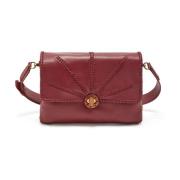 MALIPARMI Medium Vävd Crossbody Väska Red, Dam