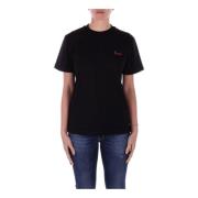 BARROW Svart T-shirt med logotyp Black, Dam