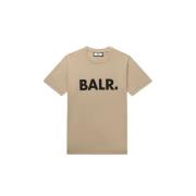 BALR. Klassisk Straight T-shirt Beige, Herr