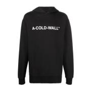 A-COLD-WALL En kall vägglogo hoodie Black, Herr